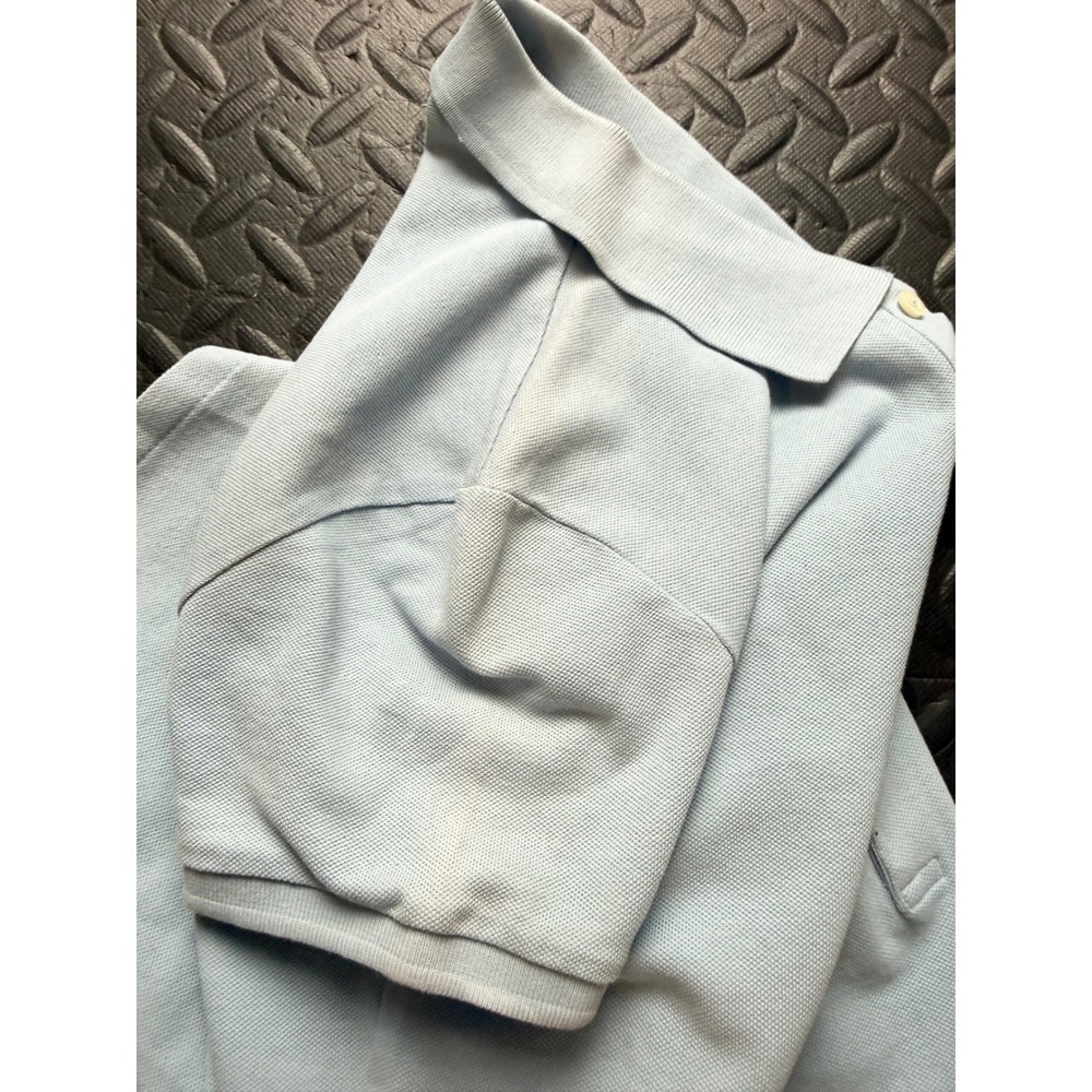Polo Ralph Lauren Womens Slim Fit Polo Shirt Light Blue Cotton Size S Small - Picture 7 of 8